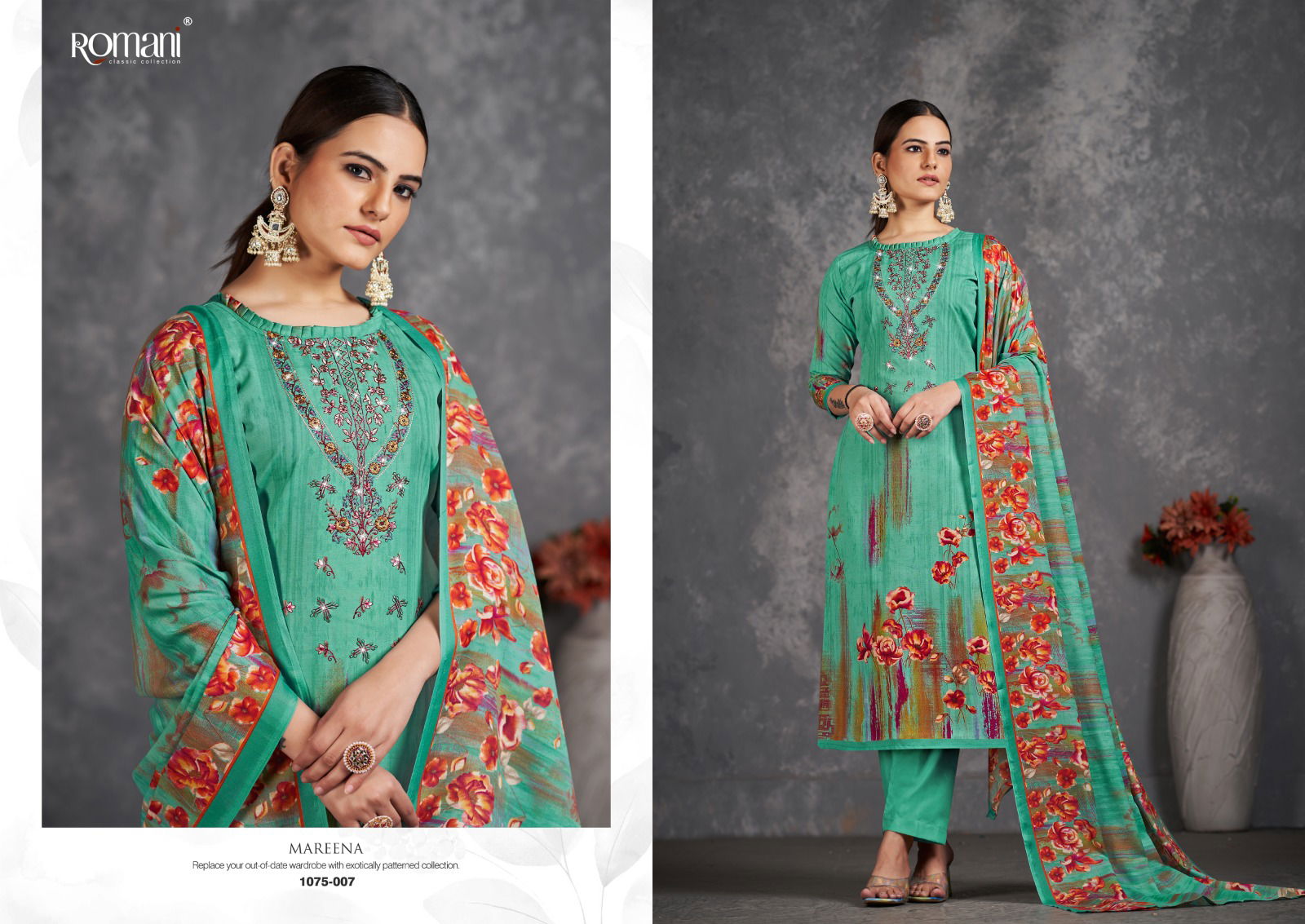 Mareena Vol 11 By Romani Printed Cotton Dress Material Catalog